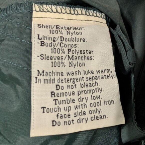 Krispy Kreme Donuts Employee Jacket Size Large Green All Climate Wear Full Zip - Picture 6 of 14